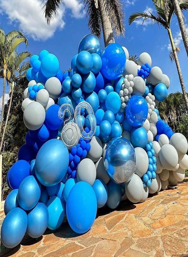 KALOR 36 Inch Giant Dark Blue Balloons, 6 Pack Large Round Dark Blue Latex Balloons for Anniversary, Birthday, Christmas, Wedding, Baby Shower Party Decorations - Image 4